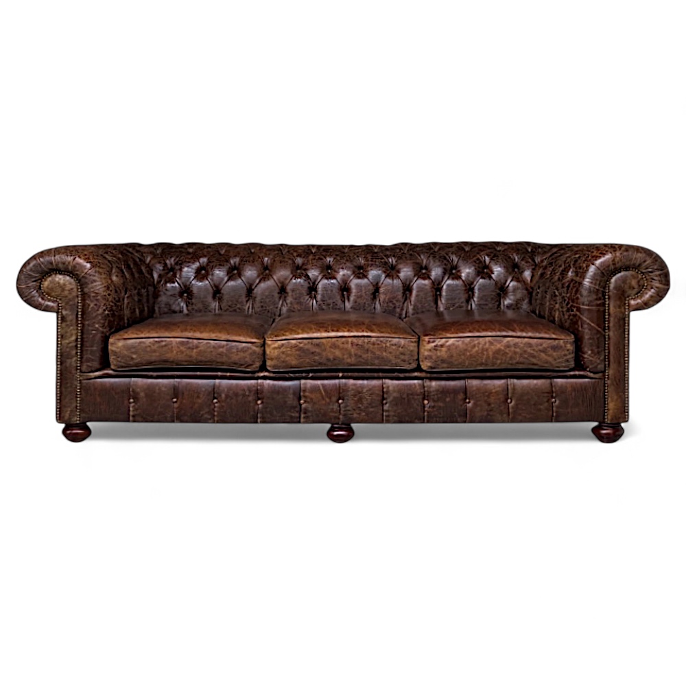 vintage chesterfield bank kingston forrest bank bruin-generfd tudor mahogany leder